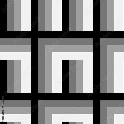 Seamless pattern - needlework - patchwork or patchwork. Design element