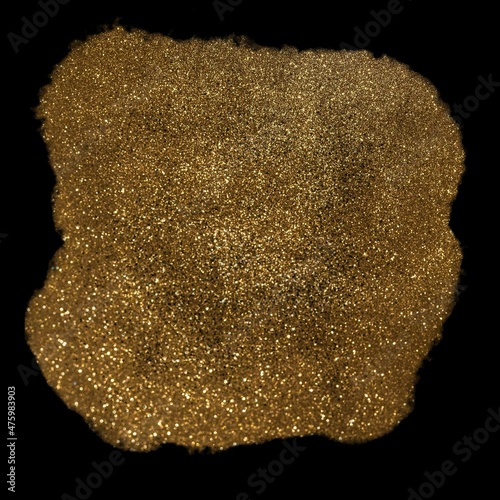 Beautiful elegant golden dusty stain for a beautiful designs