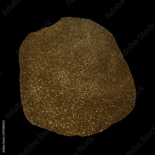 Beautiful elegant golden dusty stain for a beautiful designs