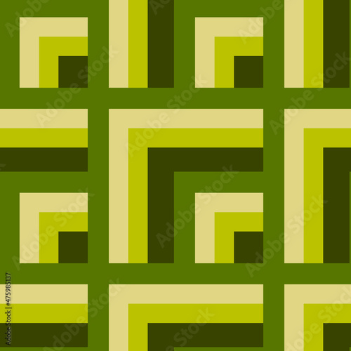 Seamless pattern - needlework - patchwork or patchwork. Design element