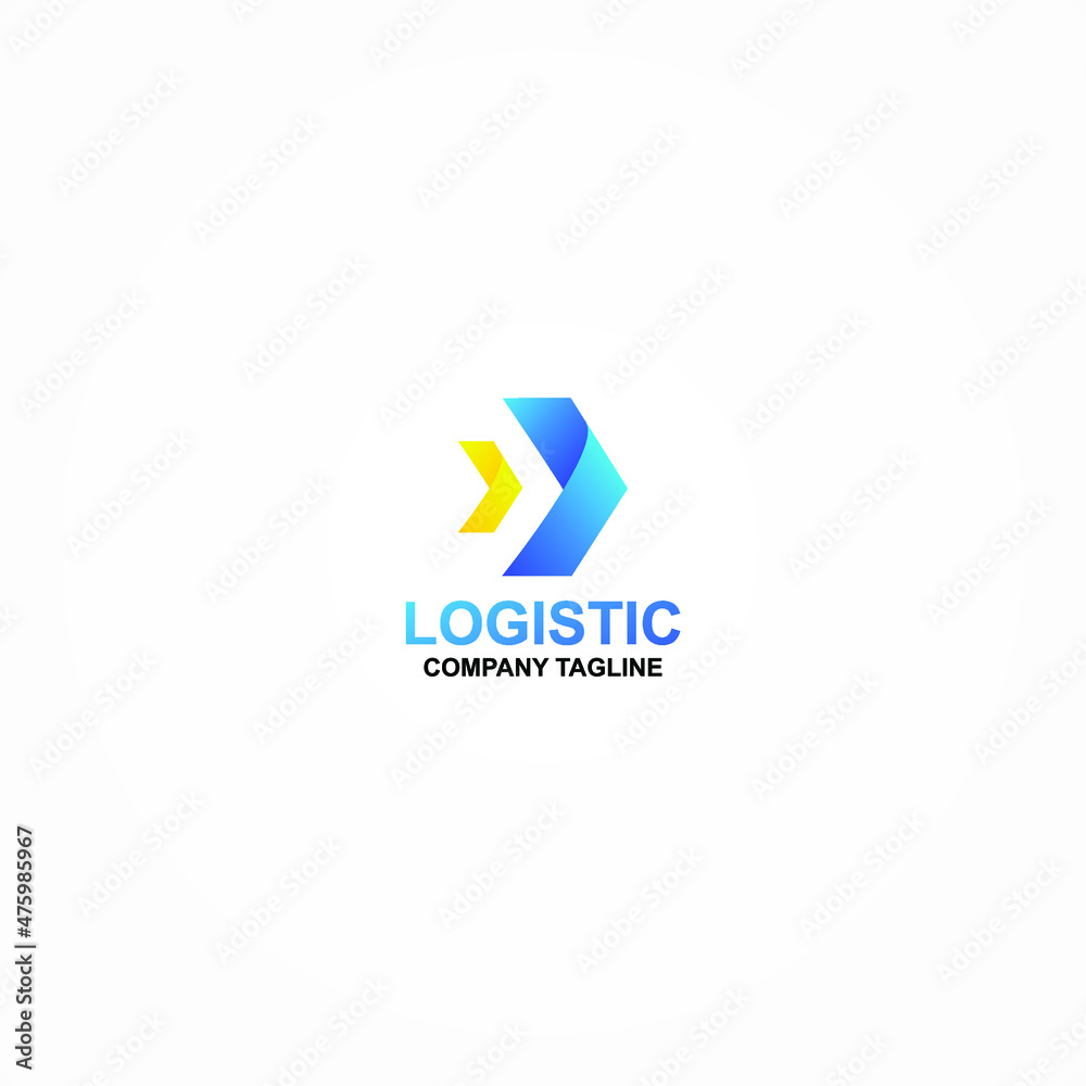 logistic logo vector simple and elegant design logistic logo vector simple and elegant design