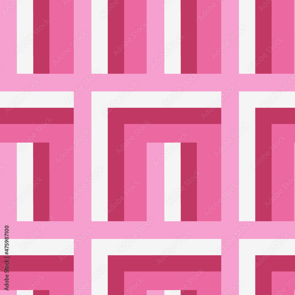 Obraz premium Seamless pattern - needlework - patchwork or patchwork. Design element