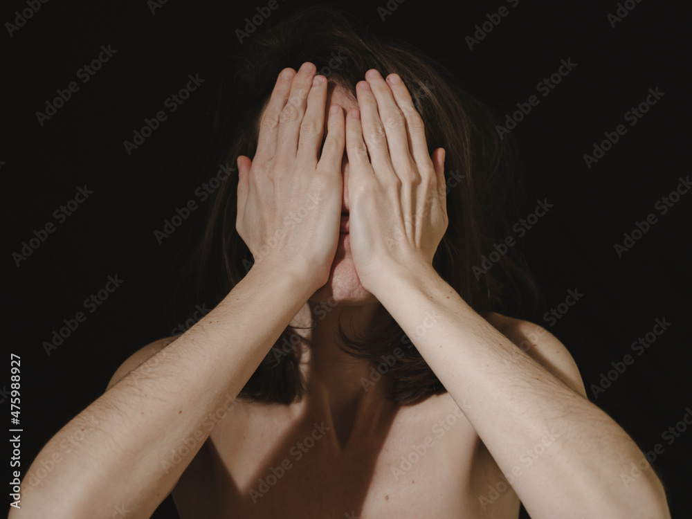 portrait of a depressed woman portrait of a depressed woman