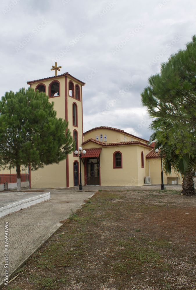 Churches in Greece on the island of Evia in Pefki - Church of Saint Theodore