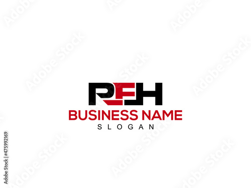 Initial PFH logo Icon, Letter pf monogram logo image photo