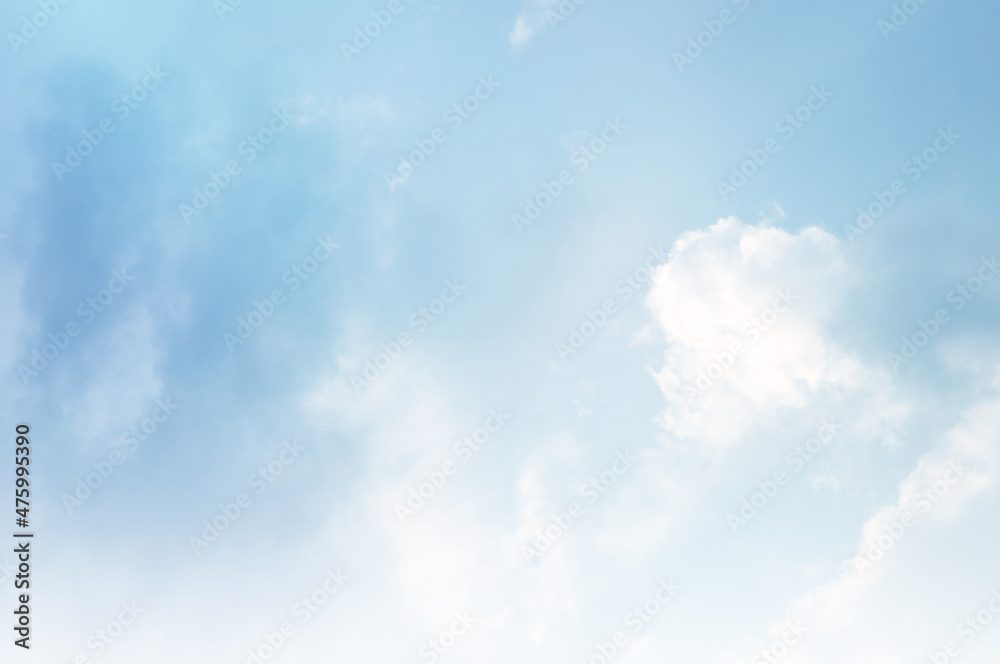 Blue sky with white cloud. The summer heaven is colorful clearing day Good weather and beautiful nature in the morning. Blue sky with white cloud. The summer heaven is colorful clearing day Good weather and beautiful nature in the morning.