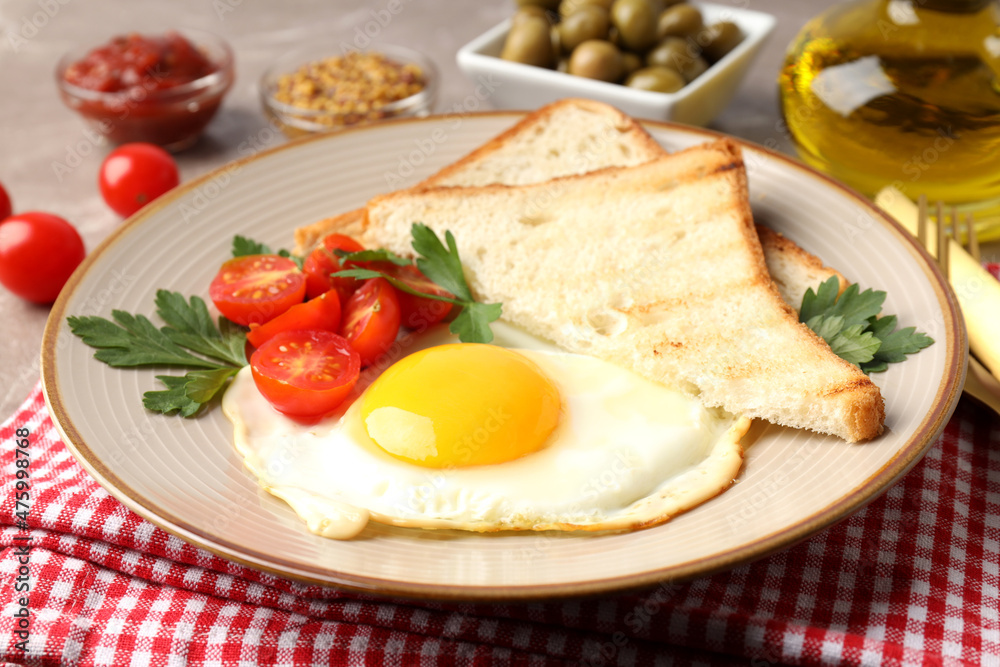 Concept of tasty breakfast, close up and selective focus Concept of tasty breakfast, close up and selective focus