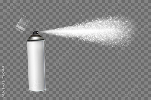 Spray can isolated on a transparent background. photo