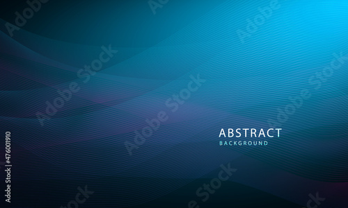 Abstract technology, futuristic, energy technology concept. stripes lines with blue light, speed and motion blur over dark blue background.