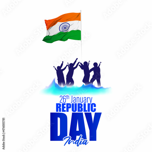 vector illustration for Indian republic day