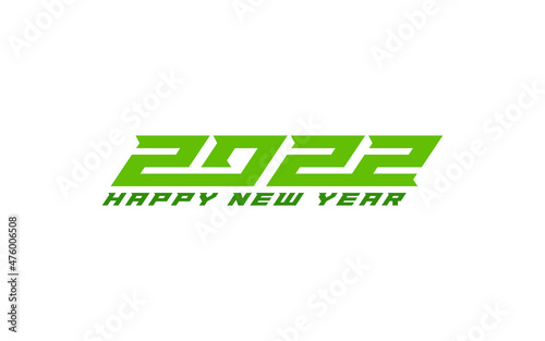  Illustration vector graphic of 2022 Happy New Year logo design template