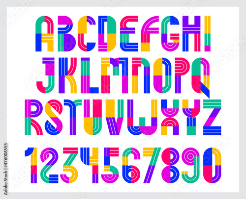 Children colorful geometric...