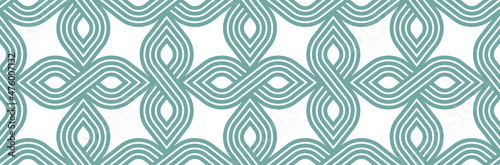 Geometric seamless pattern, vector trendy vintage tiling endless background, geometrical decorative grid.