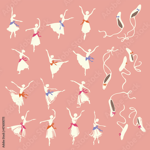Ballerina material collection that dances gracefully,