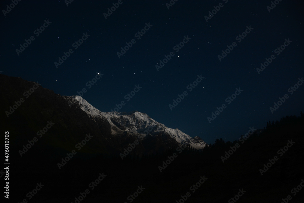 night sky over the mountains night sky over the mountains