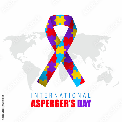 vector illustration for Asperger's day