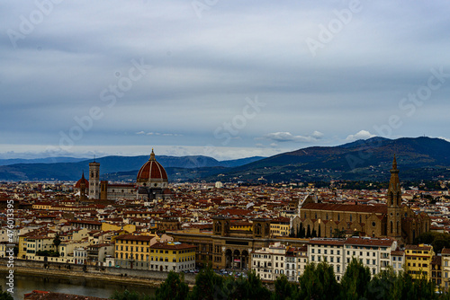 Florence Italy Europa town old autunm