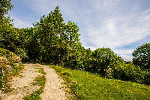 Spring landscape in Falgars D En Bas  La Garrotxa  Spain