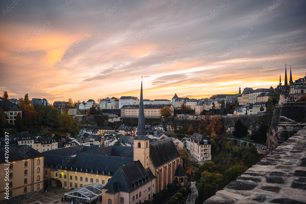 Fototapeta premium Nice landscapes in Luxembourg city