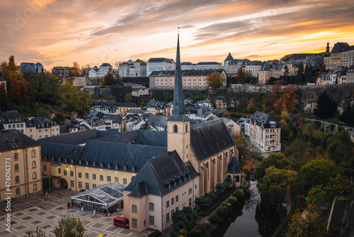 Nice landscapes in Luxembourg city