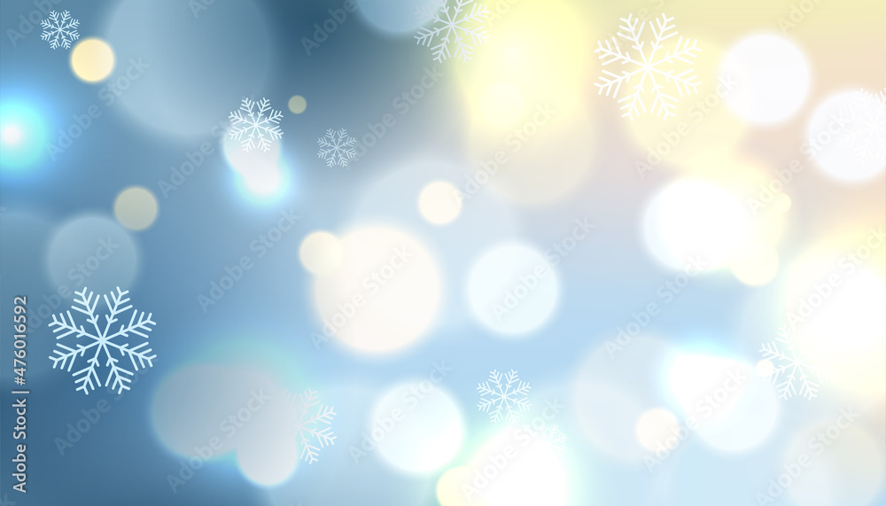 beautiful abstract bokeh background with snowflakes beautiful abstract bokeh background with snowflakes