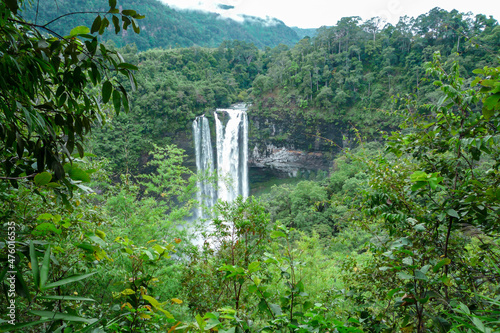 Beautiful Waterfall in Laos