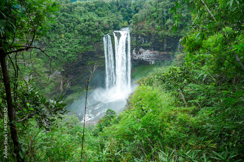 Beautiful Waterfall in Laos