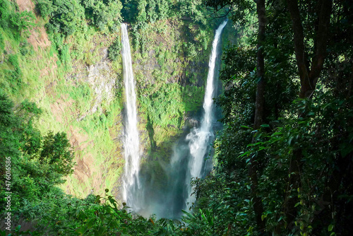 Beautiful Waterfall in Laos