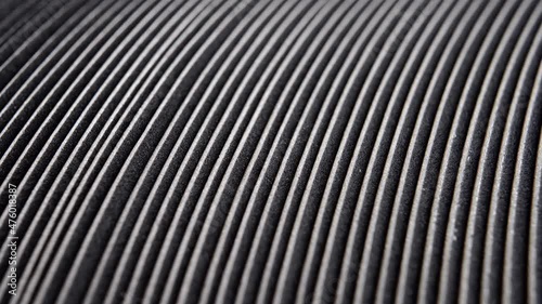 Wallpaper Mural Black nail files. Flexible emery board for manicure and pedicure. Macro. Rotation. Striped texture Torontodigital.ca