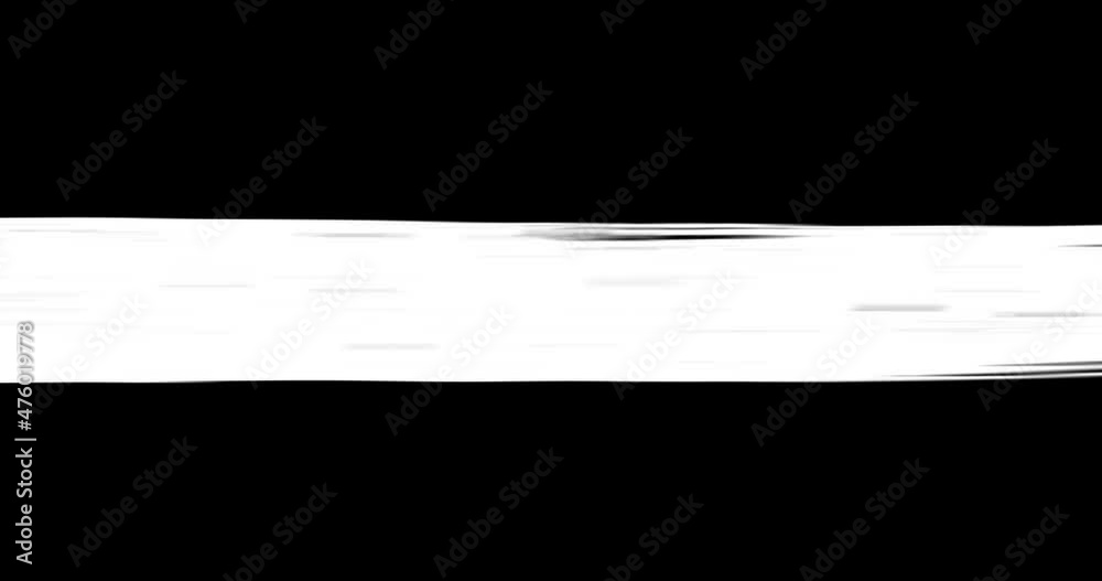 High-speed moving stream of white color on a black background High-speed moving stream of white color on a black background