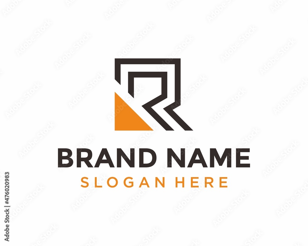 Fototapeta premium Letter R logo
