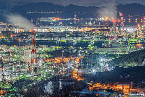 工場夜景
