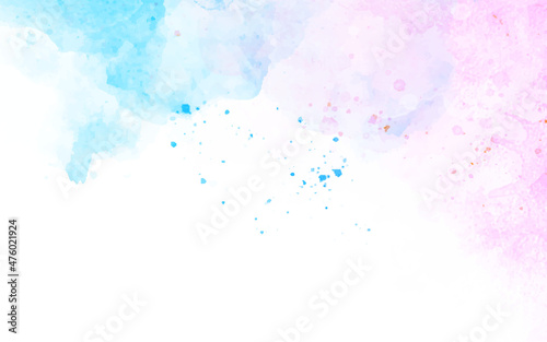 abstract watercolor background for paper textures backgrounds and web banners design, Pastel colorful watercolor banner. Splashes, template for design. 