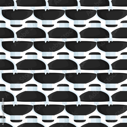 Illustration on theme pattern women sun hats