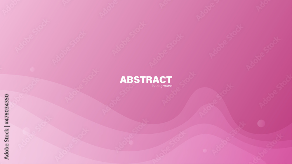 Abstract pink fluid shape modern background with copy space, vector.