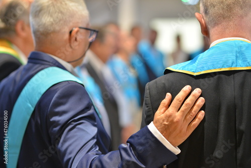 Franc maçon en loge