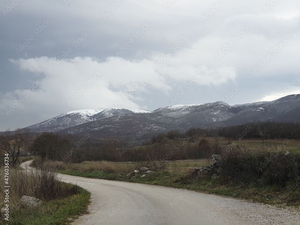 Snowy mountain