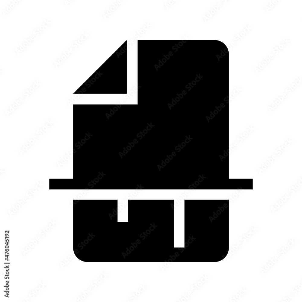 File Scan icon isolated on white background File Scan icon isolated on white background
