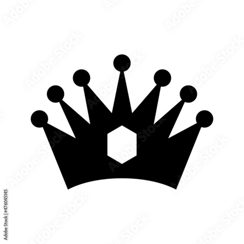 Crown icon isolated on white background