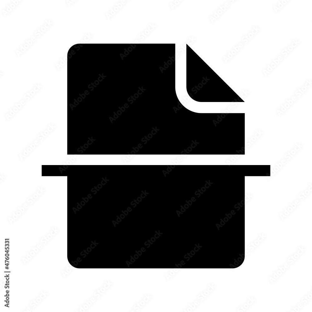 File Scan icon isolated on white background File Scan icon isolated on white background
