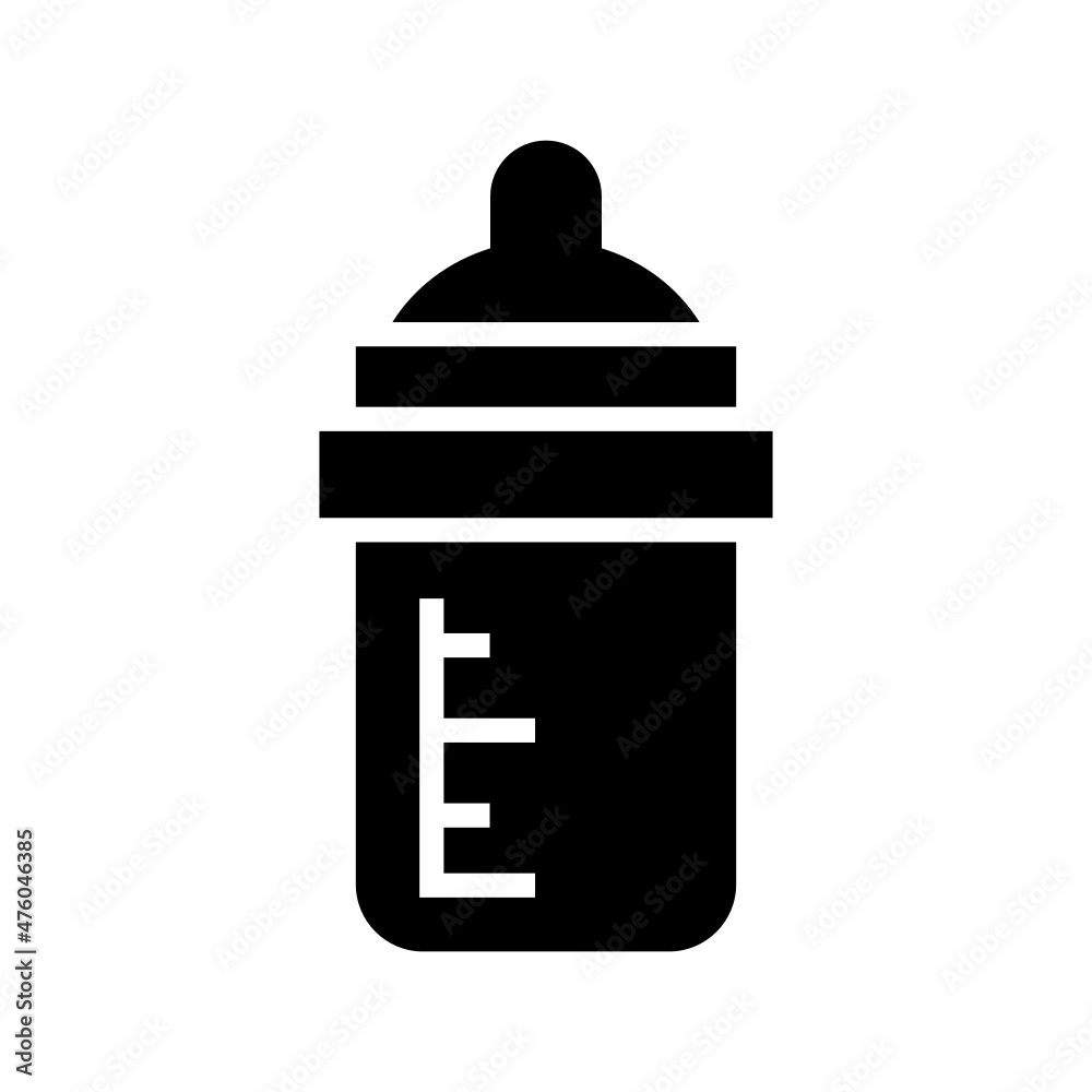 Bottle icon isolated on white background Bottle icon isolated on white background
