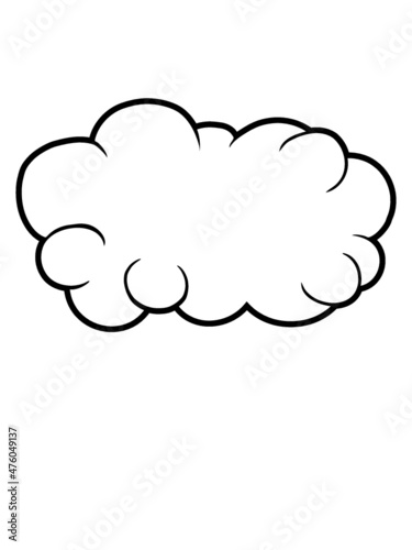 Sprechblase Wolke Design 