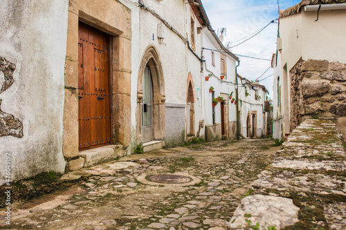 Fototapeta Naklejka Na Ścianę i Meble -  Alburquerque Medieval Quarter, Extremadura, Spain