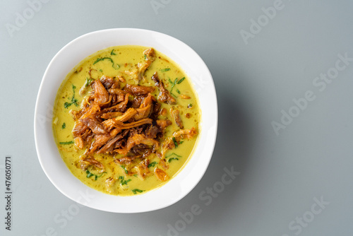 Photos Soto Ayam kampung or Soto Medan is Traditional chicken soup from Medan, North Sumatra