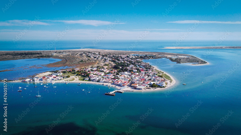 Naklejka premium view from the beach