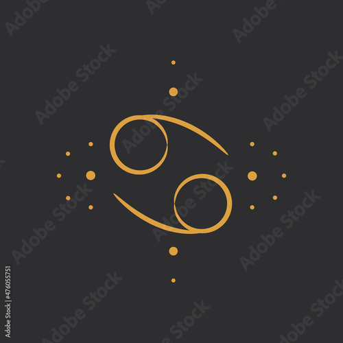 signs of the zodiac symbols. magic signs in the form of tattoo dots. ideal for astrologer blog or tarot cards