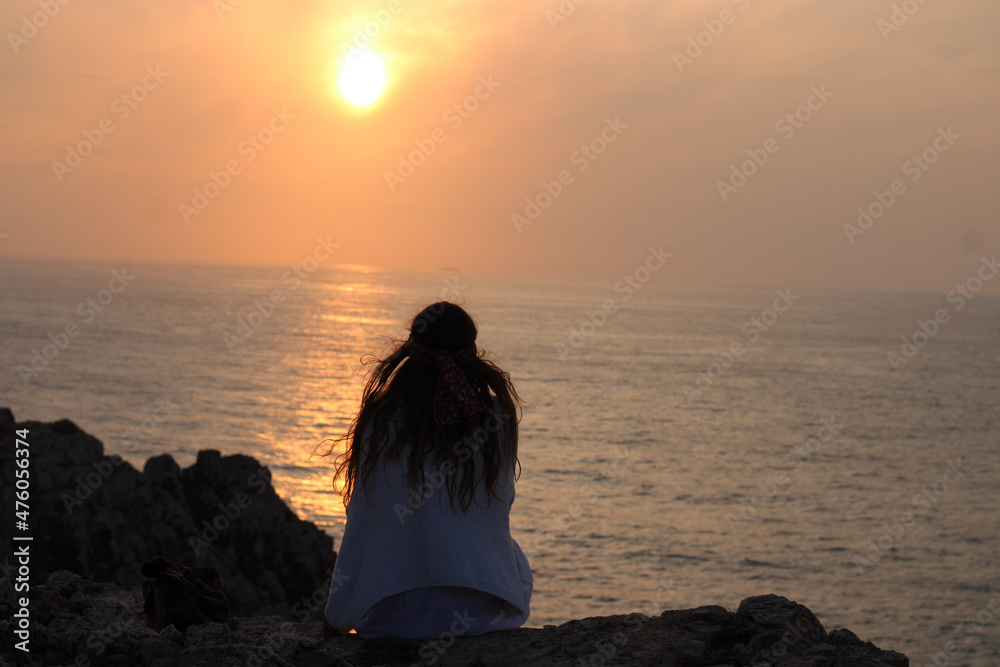 girl on the beach