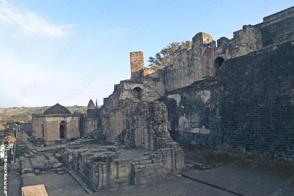 ruins of kangra fort himachal pradesh, india 
