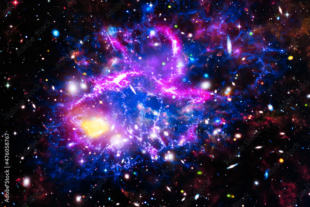 Marvelous galaxy in a deep space. The elements of this image furnished by NASA. Marvelous galaxy in a deep space. The elements of this image furnished by NASA.