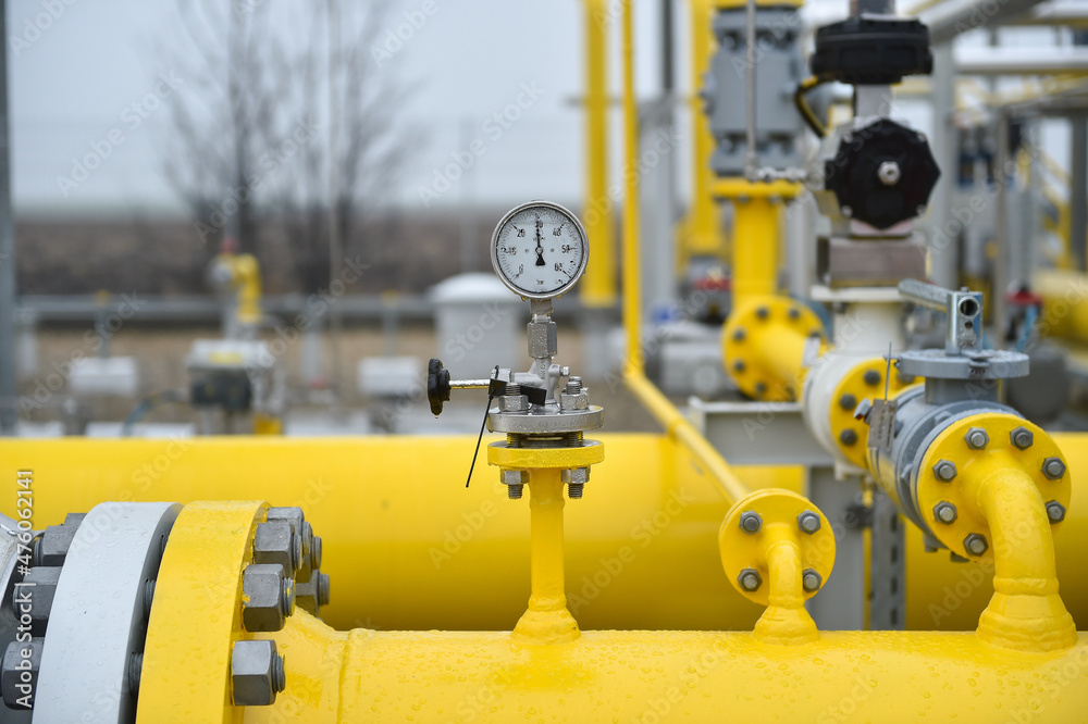 Industrial details from a natural gas storage facility